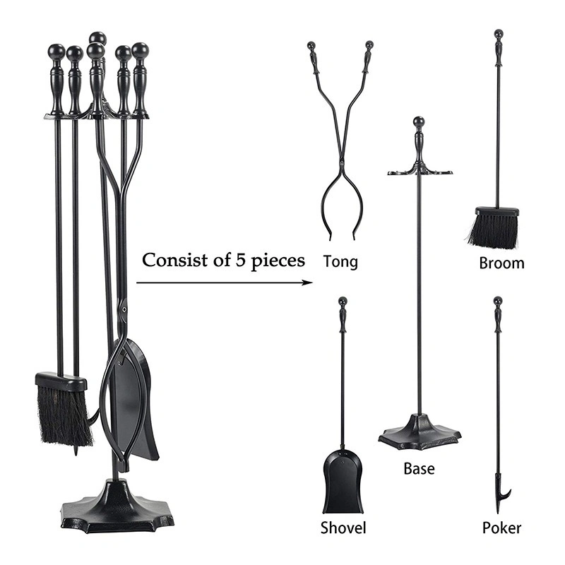 Fireplace Accessories Cast Iron Fire Log Fireside Fireplace Tools Sets