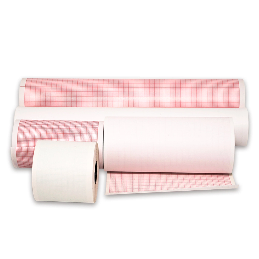 210mmx30m Medical ECG Paper Roll 12 Channels Medical Recording Paper Rolls