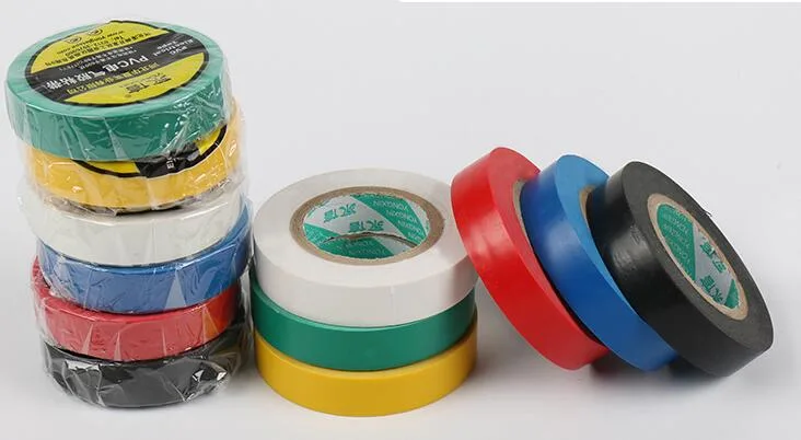 Colored Flame Retardant PVC Tape Waterproof Electric Black Insulation PVC Tape