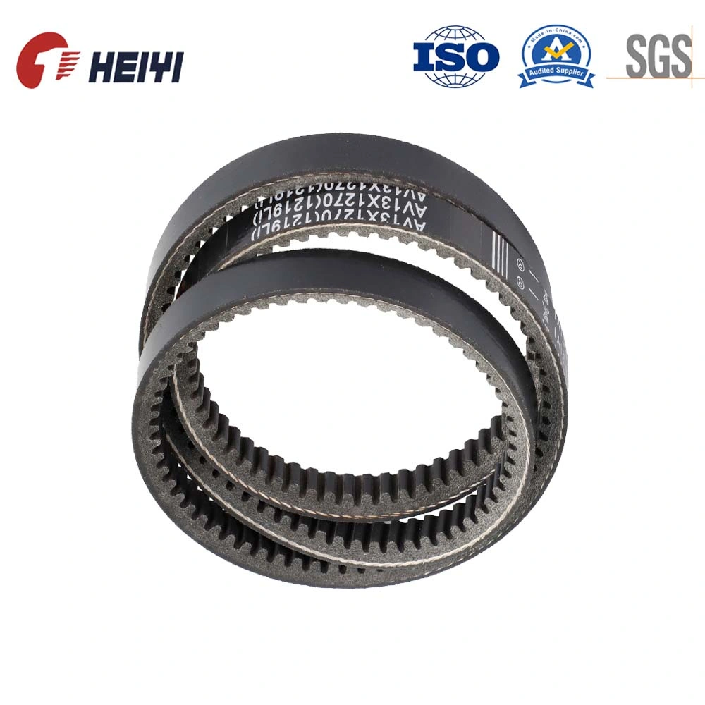 Heiyi Factory Directly Supply Raw Edge Cog V Belt Xpa, Xpb, Xpc, Xpz, Ax, Bx, Cx, Ox for Tractor, Mulching Head