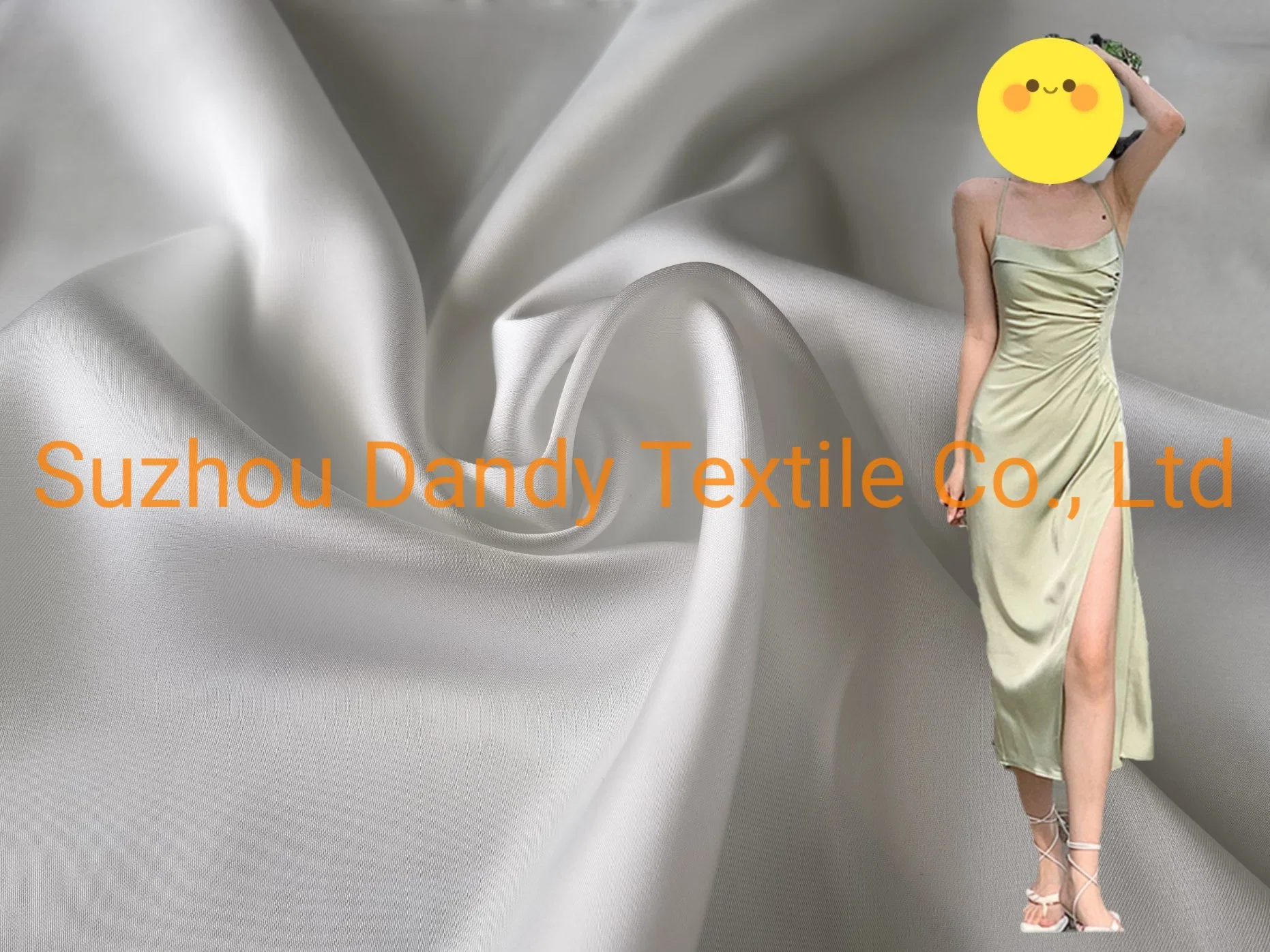 High Performance Pajamas Woven Polyester Textile 50d Satin Chiffon Twisting Garment Fabric