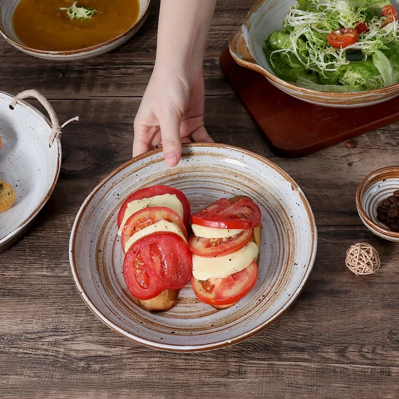 Stone Lain Stoneware Mini Soup Plates Crockery Dinnerware Set