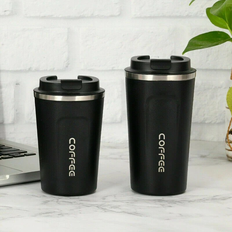 Double en acier inoxydable 304 Voiture de la tasse de café Café Tasse thermos Promotion Cadeaux