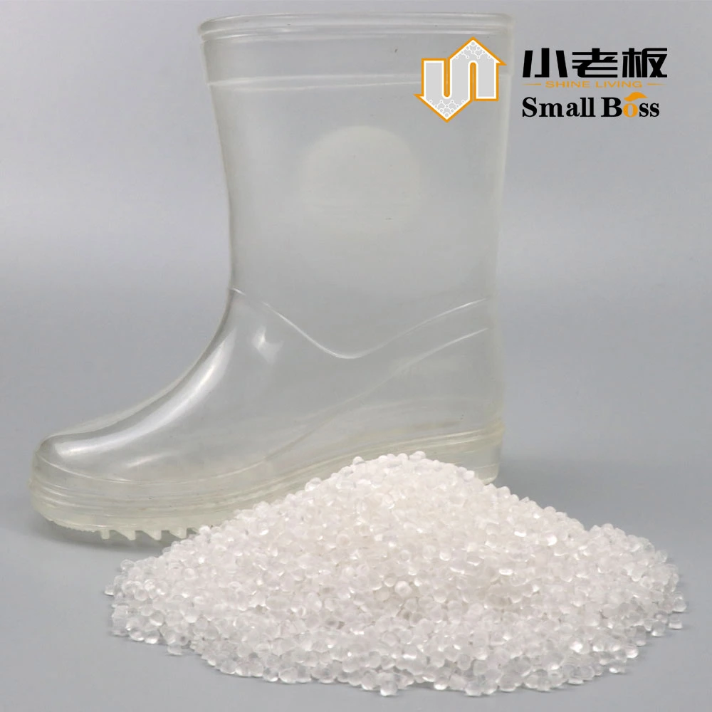 Soft Clear PVC Material Compound for Shoes/Sandal Popular in Africa Market Rainshoes Galoshes Snowshoe