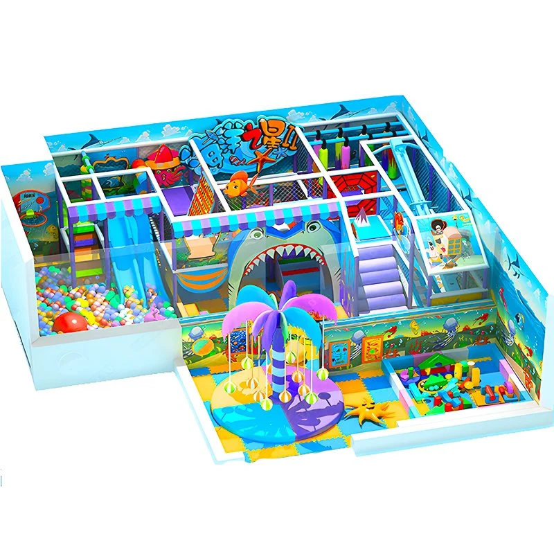 Custom Kids Indoor Playground Amusement Park trampolim Soft Play