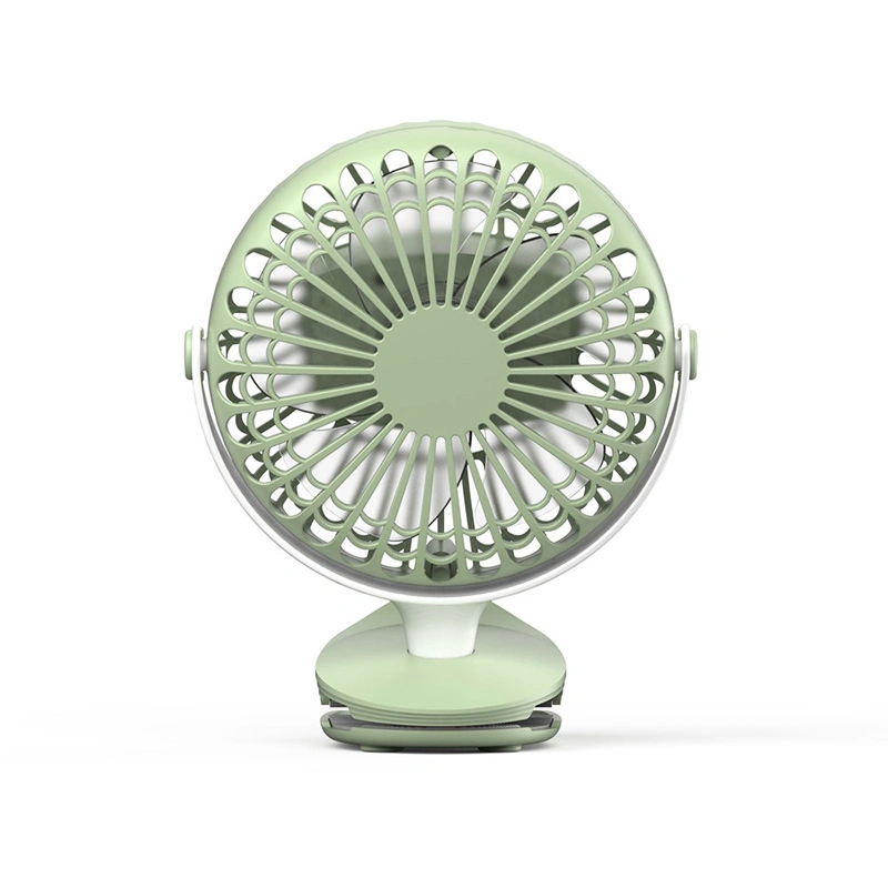 Personal Outdoor DC 5V Smart Cooling moderne Portable Rechargeable USB pratique Mini Bébé 5 ventilateur Clip de lame