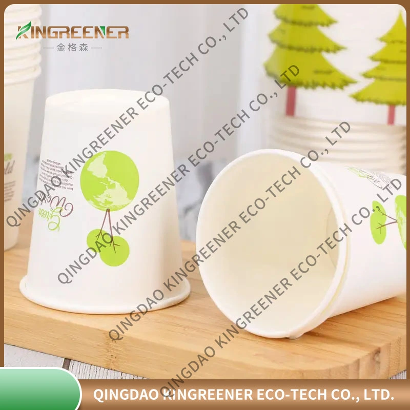 100% Bio Disposable PLA Coated Bamboo Fiber Coffee Paper Cups