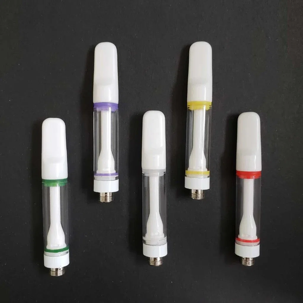 Hot Sell Wax Cartridge Disposable/Chargeable Ceramic Coil Empty D8 D9 Atomizer Empty Vape 0.5 1.0ml Vaporizer