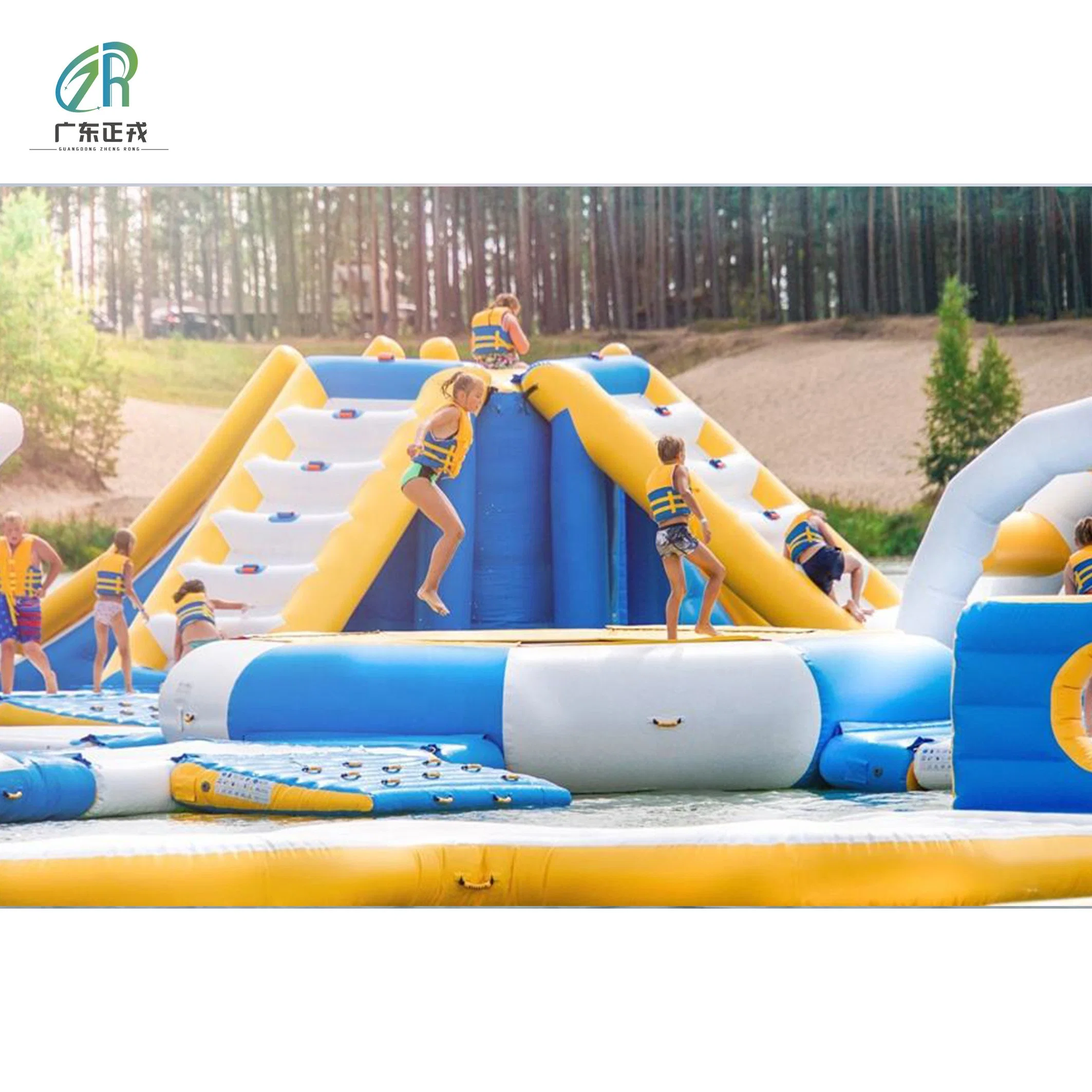 Large Inflatable Aqua Park Equipment Commercial Inflatable Water Park