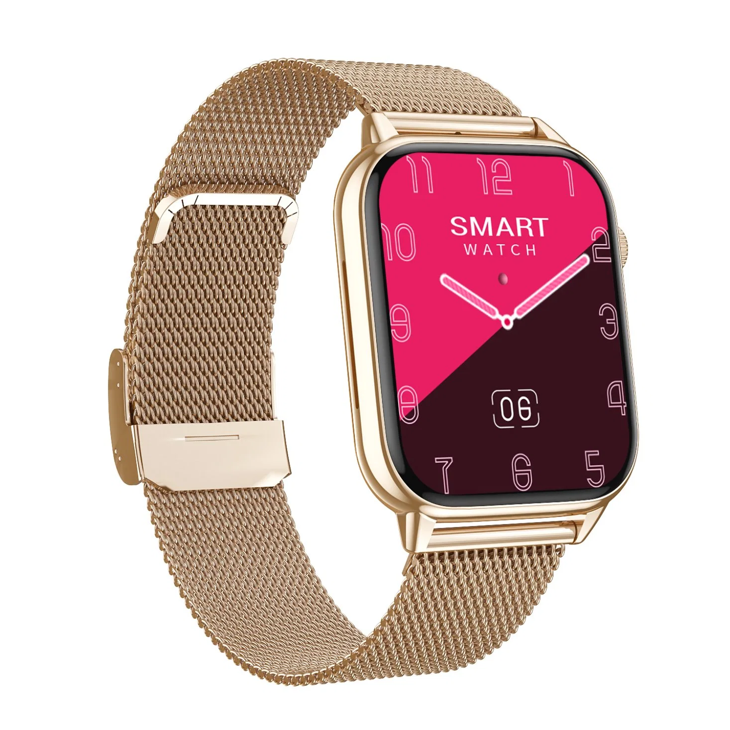 Ready to Ship Ios Android Smart Watch with 1.9 Inch Full Round Screen and Steel Wristband