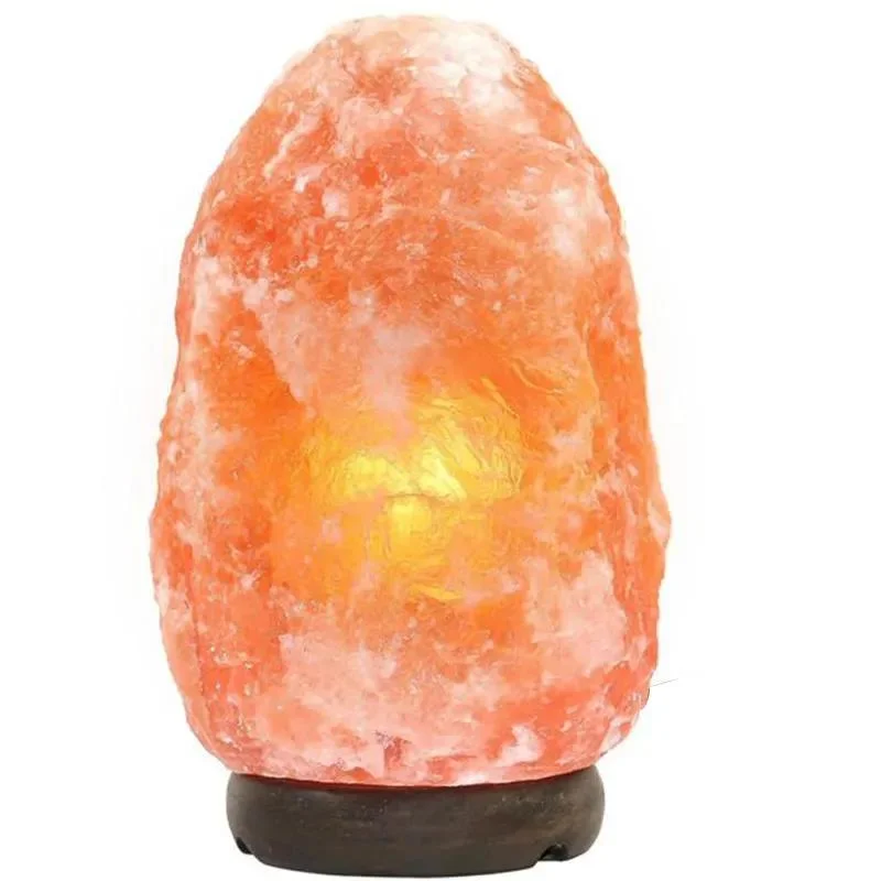 2023 Pierre orange décorative naturelle Lampe de sel de l'Himalaya pour sauna et purificateur d'air.