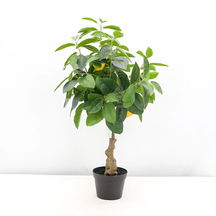 New Items Home Eco Friendly Artificial Plants Bonsai Lemon Tree Plastic 70 Cm Sample Available