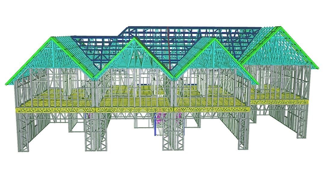 Au/NZS/USA Standard Light Steel Frame Prédio de Townhouses pré-fabricados em Ascot REINO UNIDO