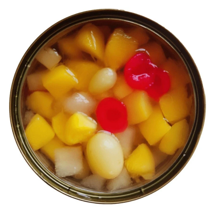 Canned Fruit Cocktail Mixed Fruit in Syrup Pear /Mandarin /Cherry