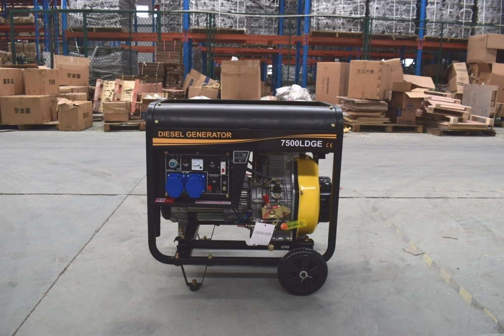 Chinese Factory Offer 6 Kw 6000watt 6500 Diesel Engine Electric Generator Set