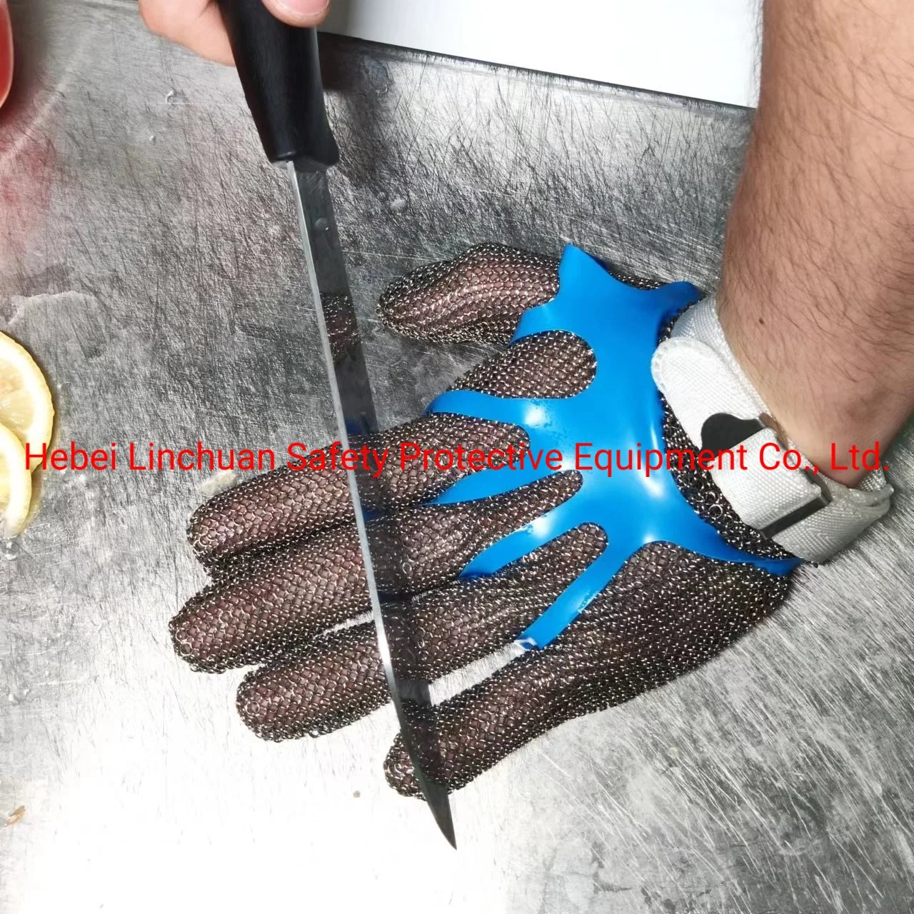 Steel Mesh Gloves/ Chainmail Gloves Cut Protective Gloves/ Ring Mesh Gloves