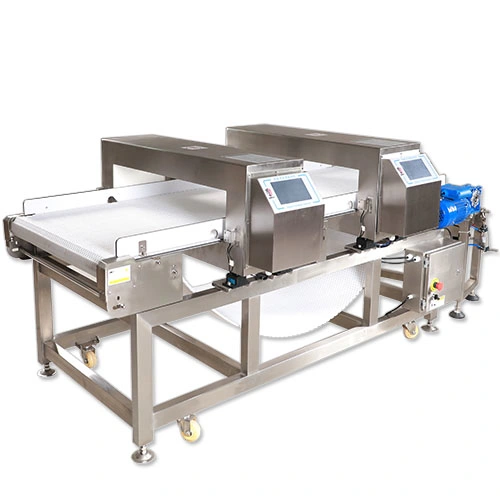 High Accuracy Food Production Line Metal Detector with Two Probes