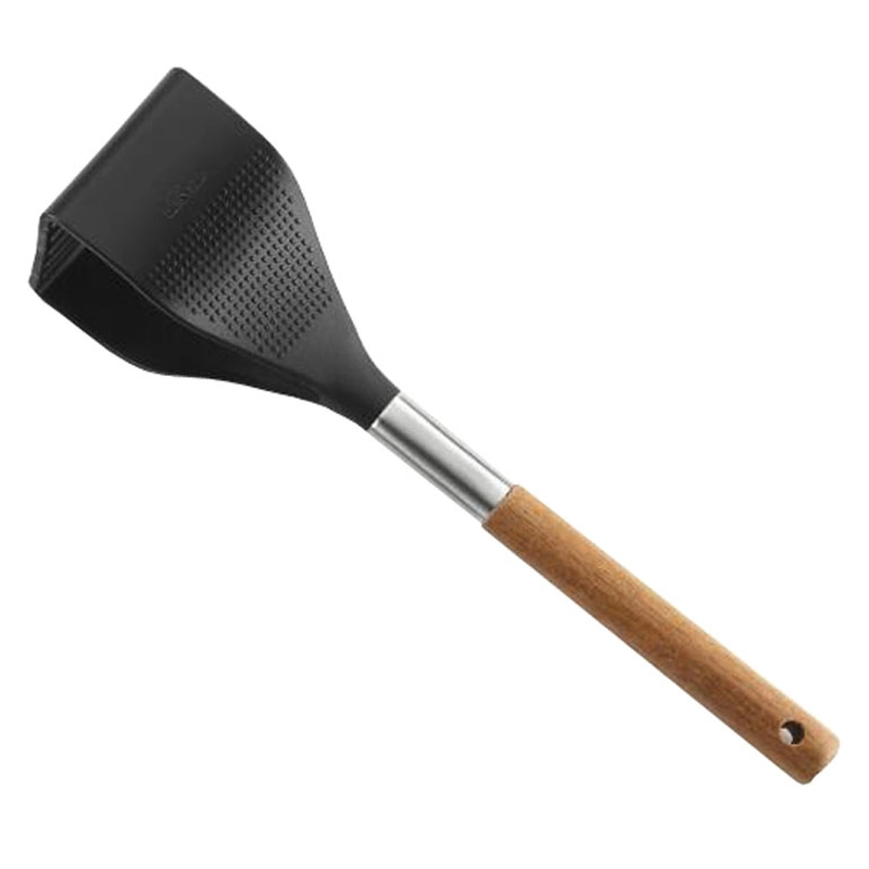 Kitchen Tools Nylon PA66 Ladle with Wood Handle (KTN141)