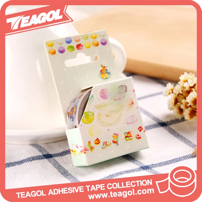 Acrílico impermeable japonés Washi Tape cinta Washi, Set de regalo