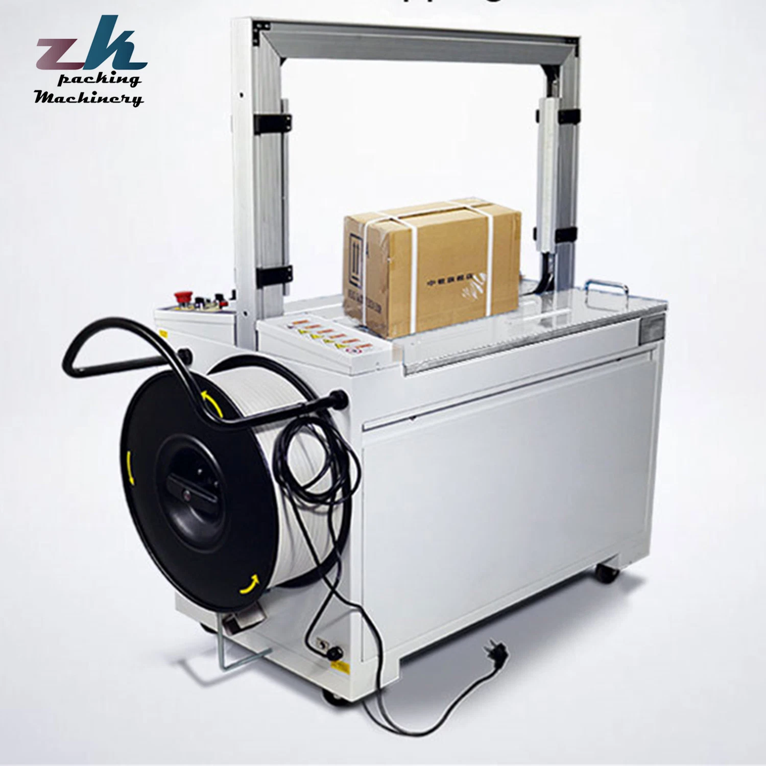 China Products/Suppliers. Automatic PP Tape Carton/Case /Box Strapper/Strap/Strapping Machine with Erecting Sealing Labelling Palletizing System for Packing /PA