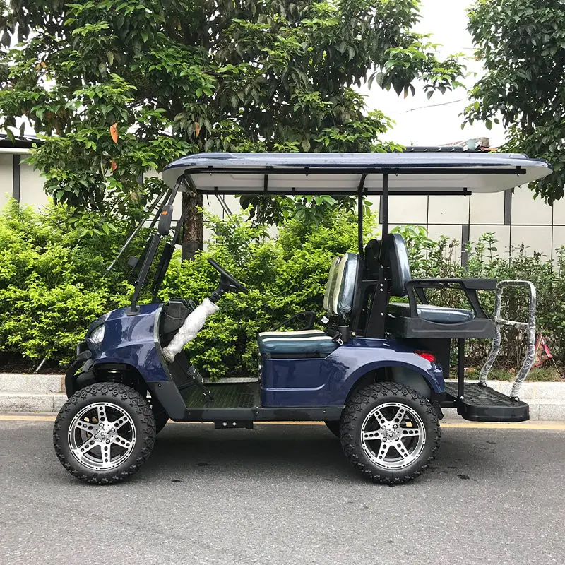 2023 Latest Unique Design High Chassis Lithium Battery Electric Golf Car