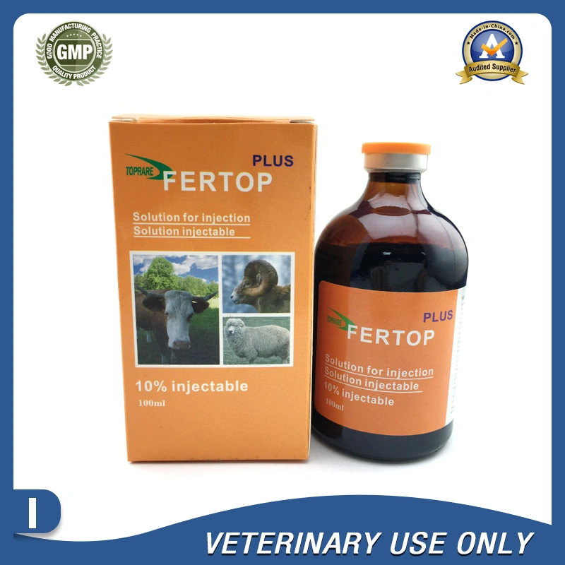 Medicamentos veterinários de 10% Iron-Dextrin Plus Injecção (100mg/ml)