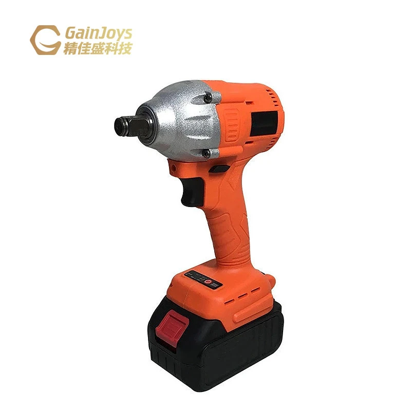 Gainjoys Truck Impact Wrench Electric Wrench Tool Cordless Impact Wrench