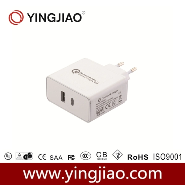 24W 3 Ports USB Power Adapter with UL FCC Ce