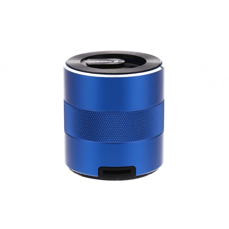 Factory Wholesale/Supplier Cheap Computer Small Steel Cannon Colorful Bass Sound Mini Speaker Aluminum Alloy Radio FM Am Wireless Bluetooth Speaker