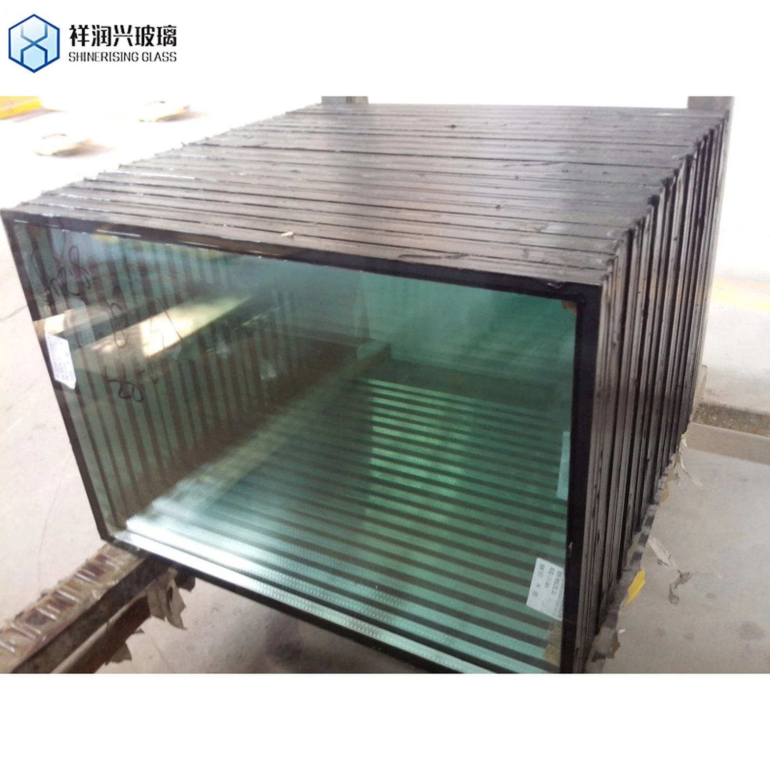 Custom Solar Control Triple Tempered Insulated Glass Unit Panes for Building Curtain Wall