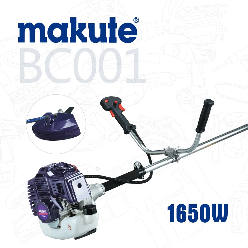 Mini Industrial Cortador de escova 52cc máquina de corte com lâmina