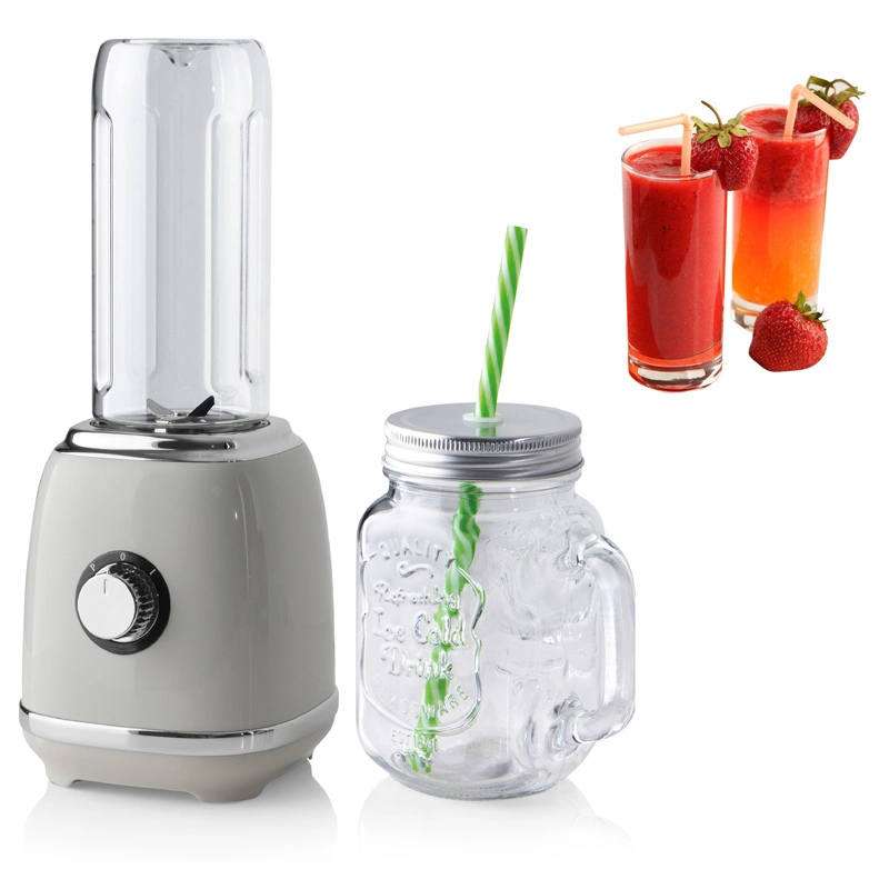 300W Travel Juicer Mixer Grinder Compact Food Processor Mill Soft Fruit BPA-Free Mini Personal Blender for Shakes Fruit Vegetables and Baby Food