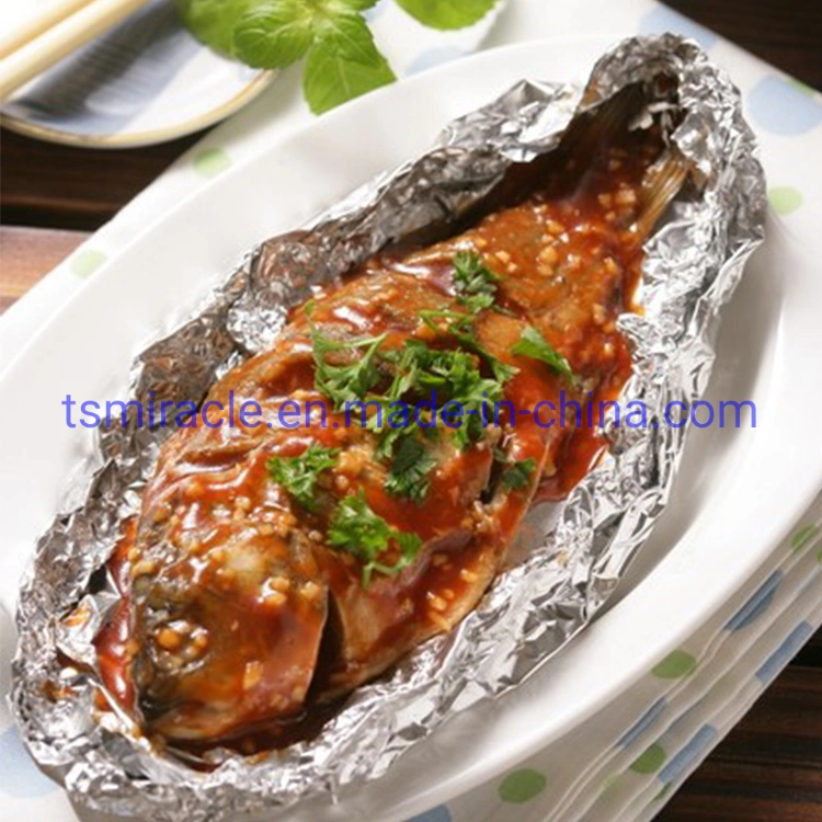 Paper Catering Tin Foil Oven BBQ Grill Baking Tinfoil Paper Aluminum Matt Baking Heavy Duty Aluminum for Food Packaging Roll