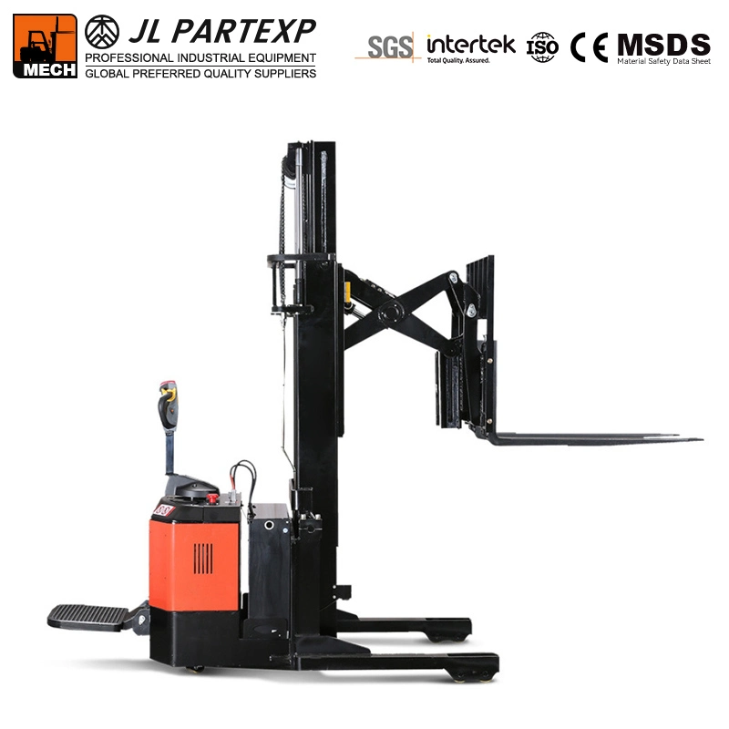 Truck Mounted Hydraulic with Side Load Forklift Stacker in Warehouse and Container