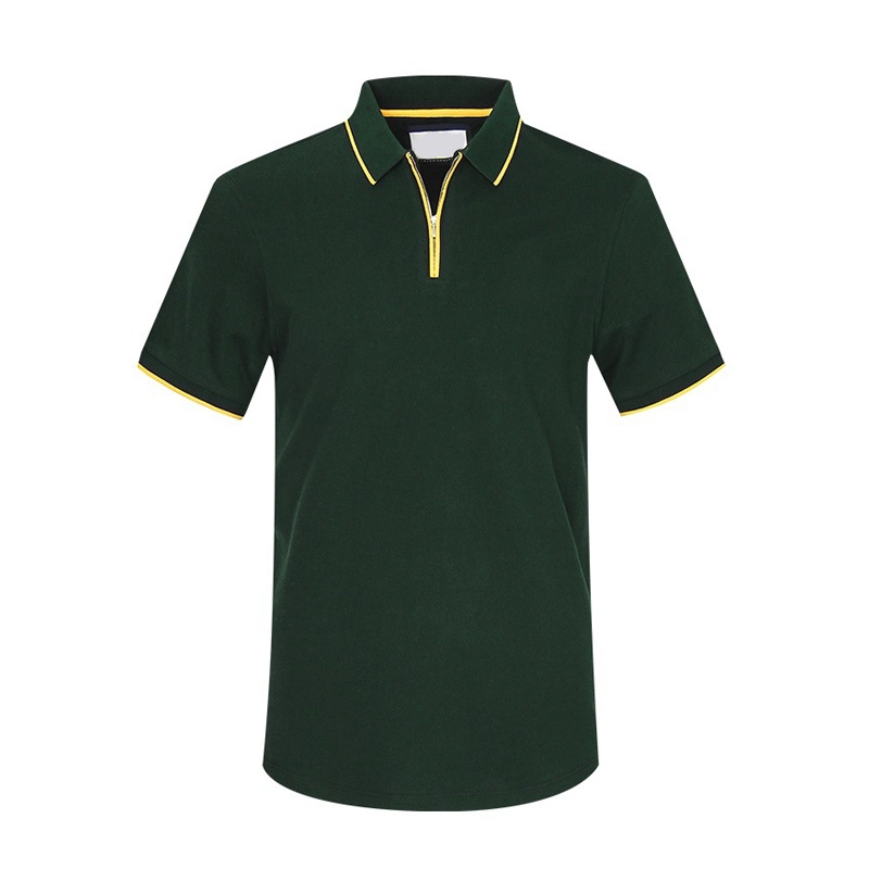 Polo de alta calidad 100% algodón con bordado personalizado y cómodo logotipo OEM Camisa