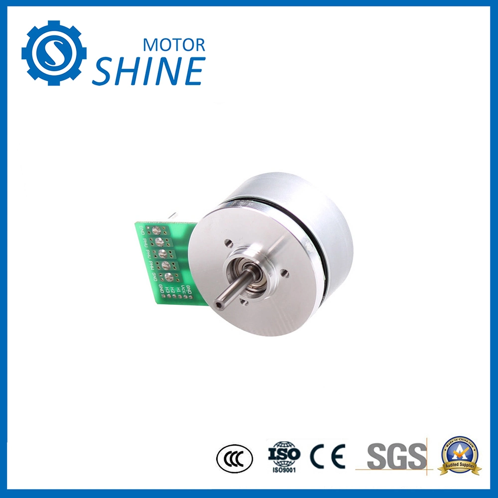 Long-Life Brake Mute Four-Pole DC Brushless Motor with Built-in Drive