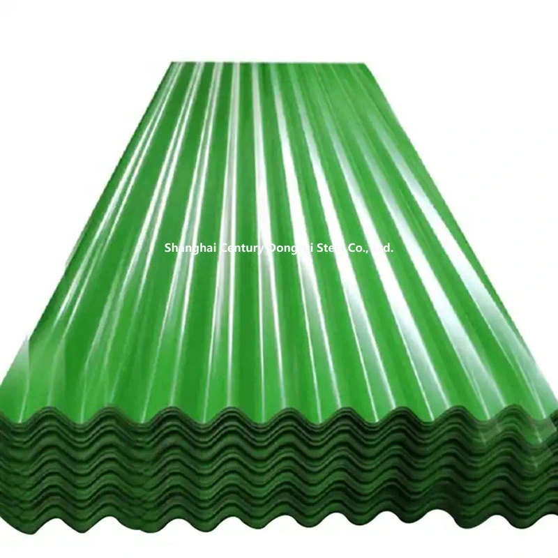 Color Steel Tile Corrugated Board Corrugated Metal Corrugated Coated Iron Roofing Sheet PPGI Corrugated Roofing Sheet