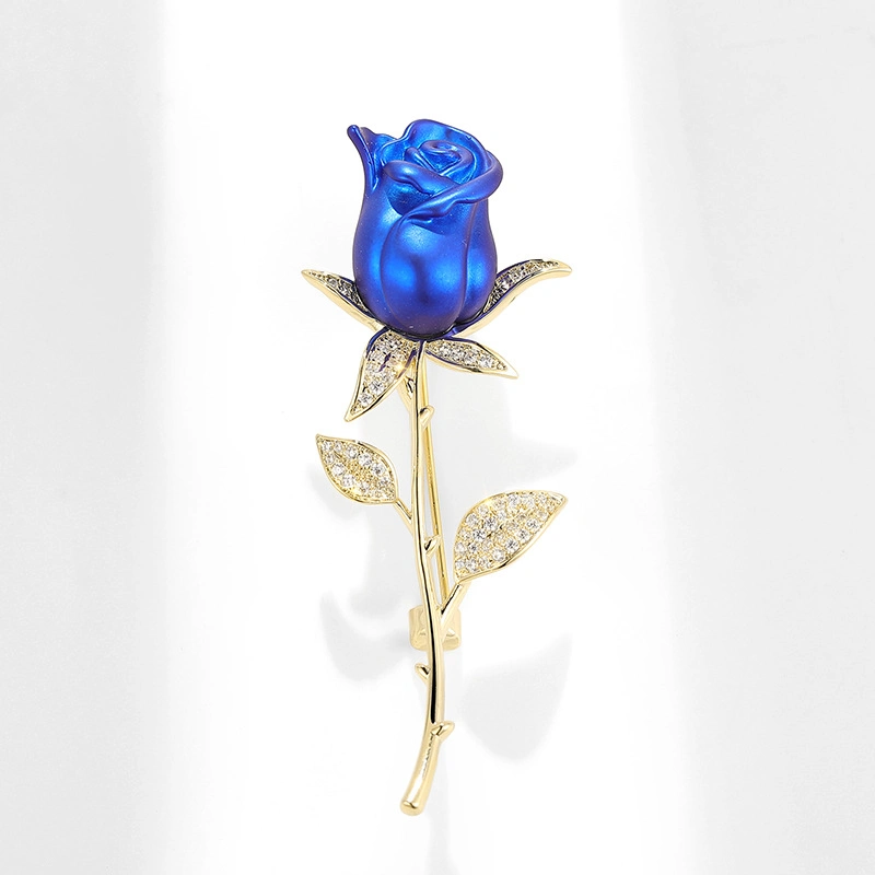 Joli design Tulipe Broche Rose pour femmes Élégante Corsage Broche de mode