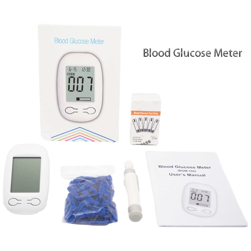 China Hot Product Blood Sugar Smart Watch Glucose Meter with Test Strips