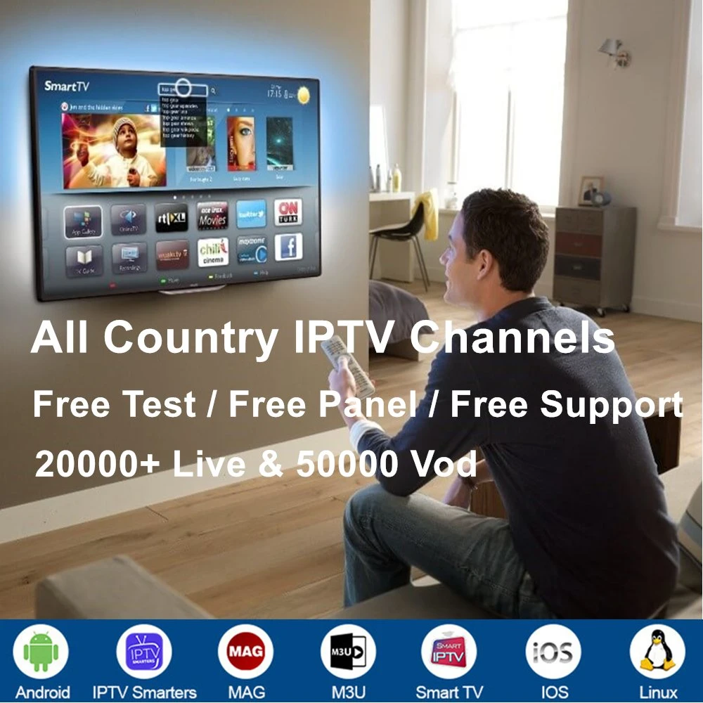 Le Maroc IPTV Panneau revendeur Crédit d'abonnement M3U 4K Code serveur xxx