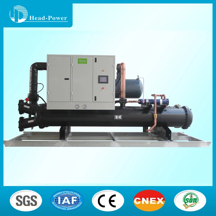 420kw 500kw 540kw Industrial Air Conditioner 150ton Water Cooled Screw Water Chiller