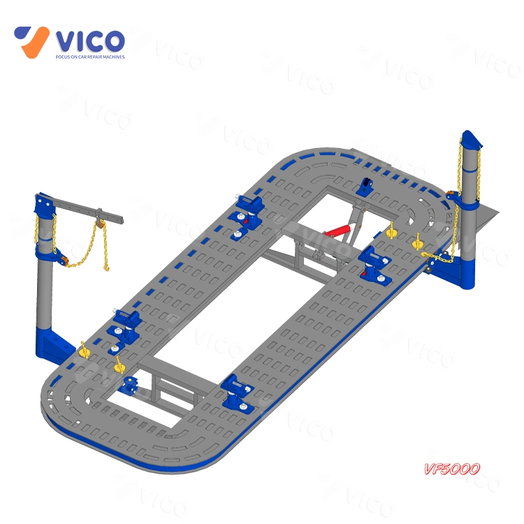 Coche de fábrica de CE de la máquina del bastidor para alisar el equipo de reparación de carrocería del vehículo por colisión Auto Body #Vf5000