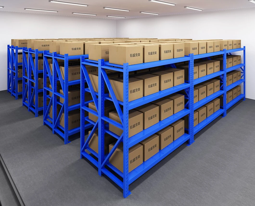 100-500 Kgs 150-500kg Xinke Protective Film and Carton Cantilever Rack Metal Shelves