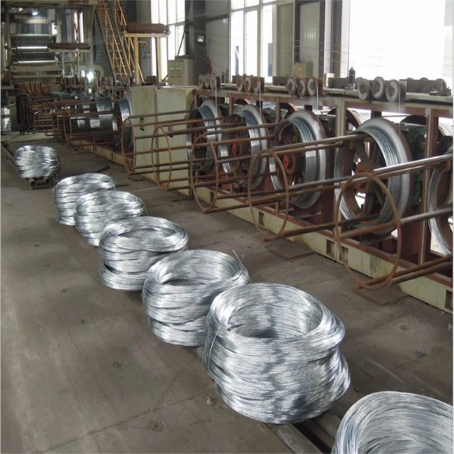 Ms Hot Dipped Electro Gi Galvanized Steel Wire with AISI 1008 1006 0.3mm 2mm 4mm 6.5mm ASTM 6 8 9 10 12 14 18 20 Gauge in Barbed Wire Electric Cable for Hanger