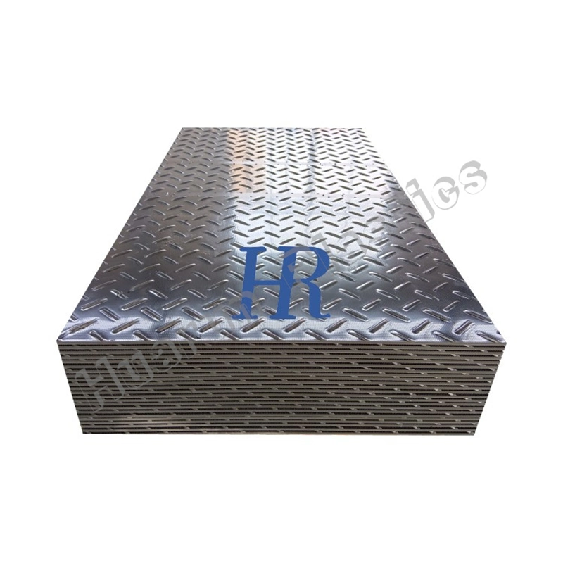 Virgin and Recycled 4X8 HDPE Temporary Road Ground Protection Mats for Construction
