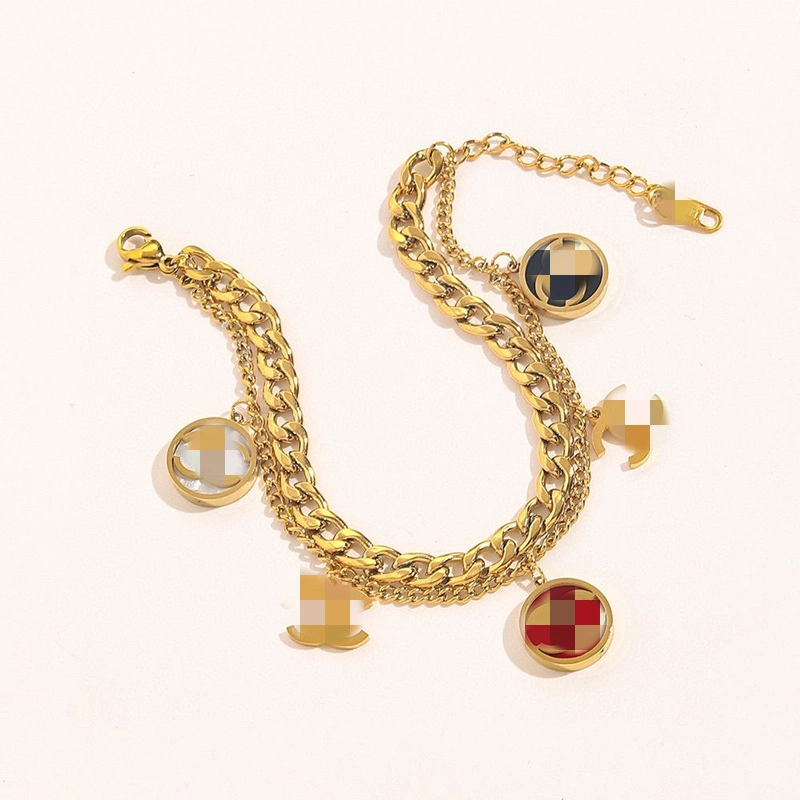 مجوهرات الموضة علامة تجارية شعار Bracelet Gg Cc أزياء الملحقات
