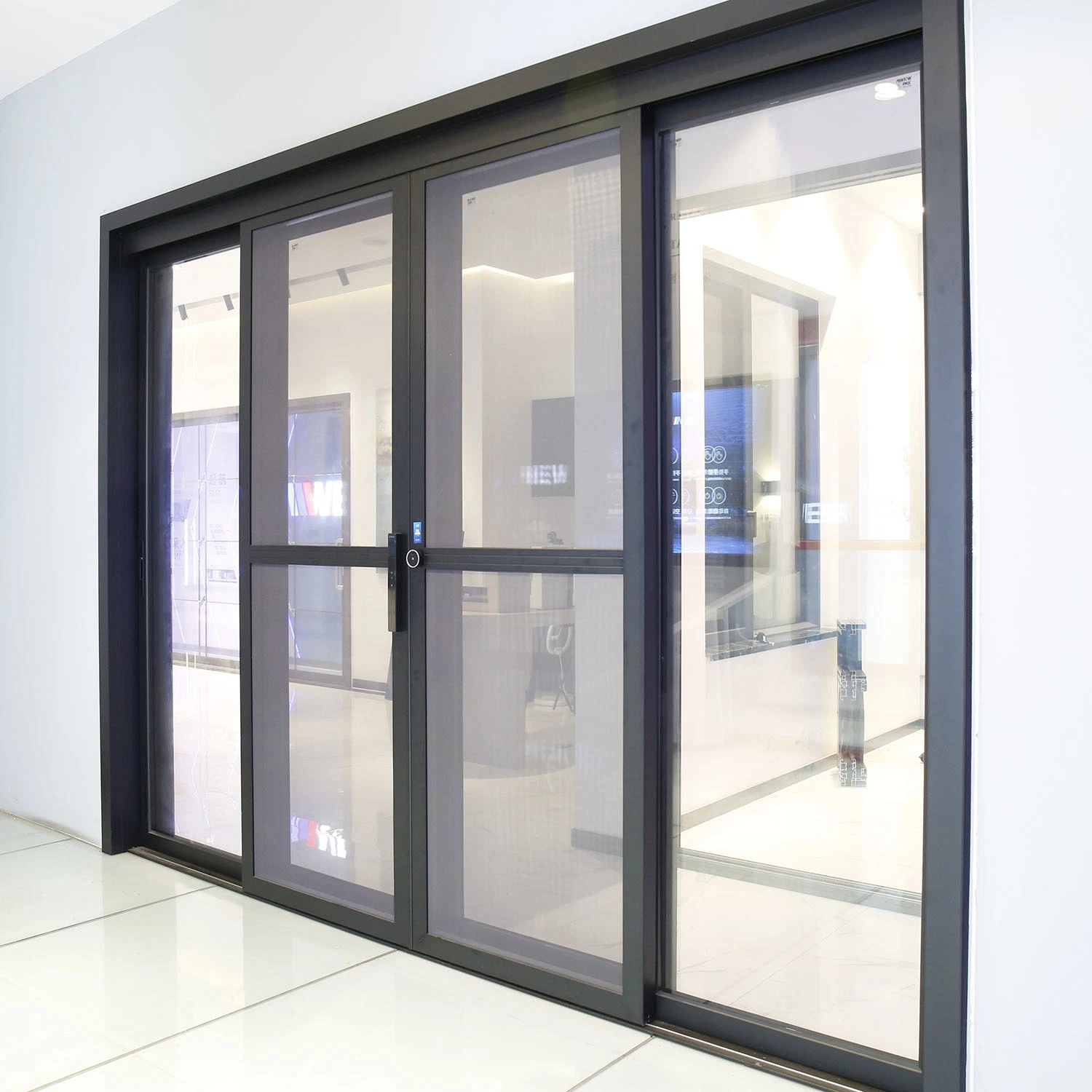 Sixinalu Aluminum Profile Building Material Aluminum Alloy Automatic Open Sliding Door