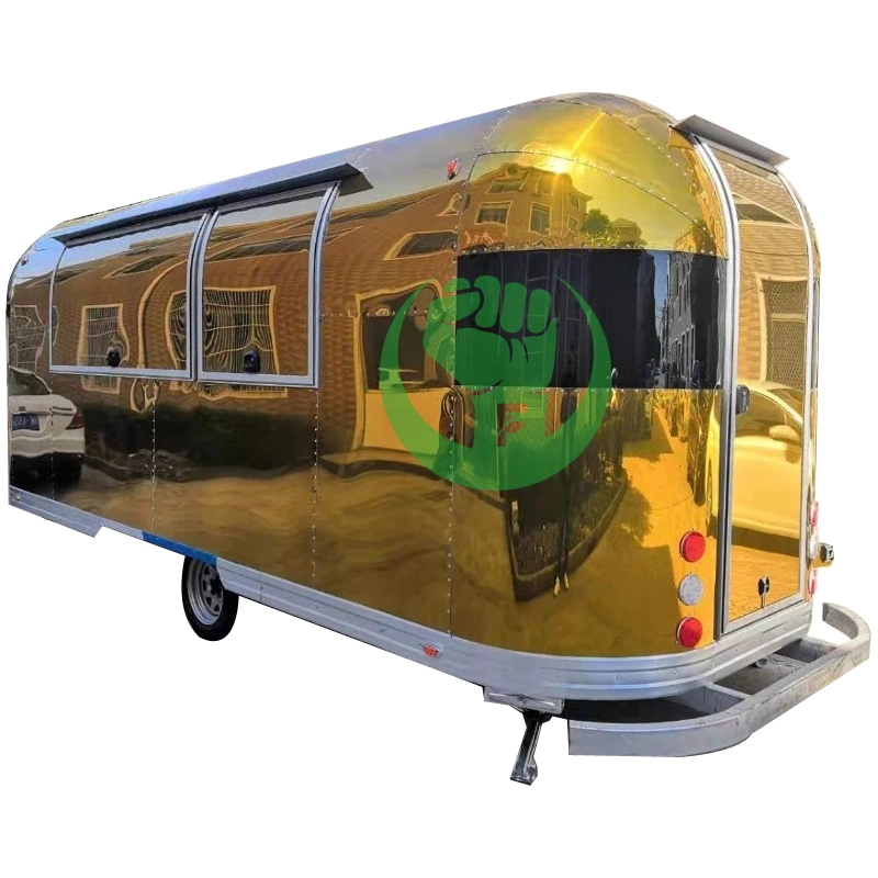 China Caravana Airstream alimentos barbacoa remolques Proveedores