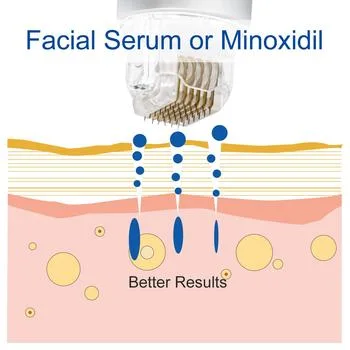 Top Sale Real Titanium Microneedling Derma Roller Neue Hydra Nadel Walze für Haar Bartwachstum