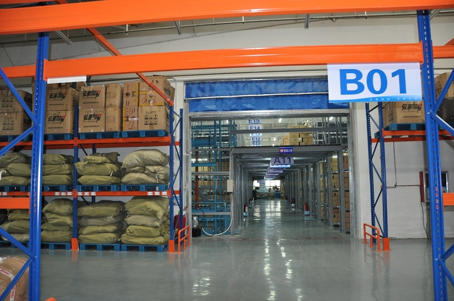 El equipo de logística de almacenes de servicio pesado de acero de almacenamiento Q235B Rayo Puerta Palete